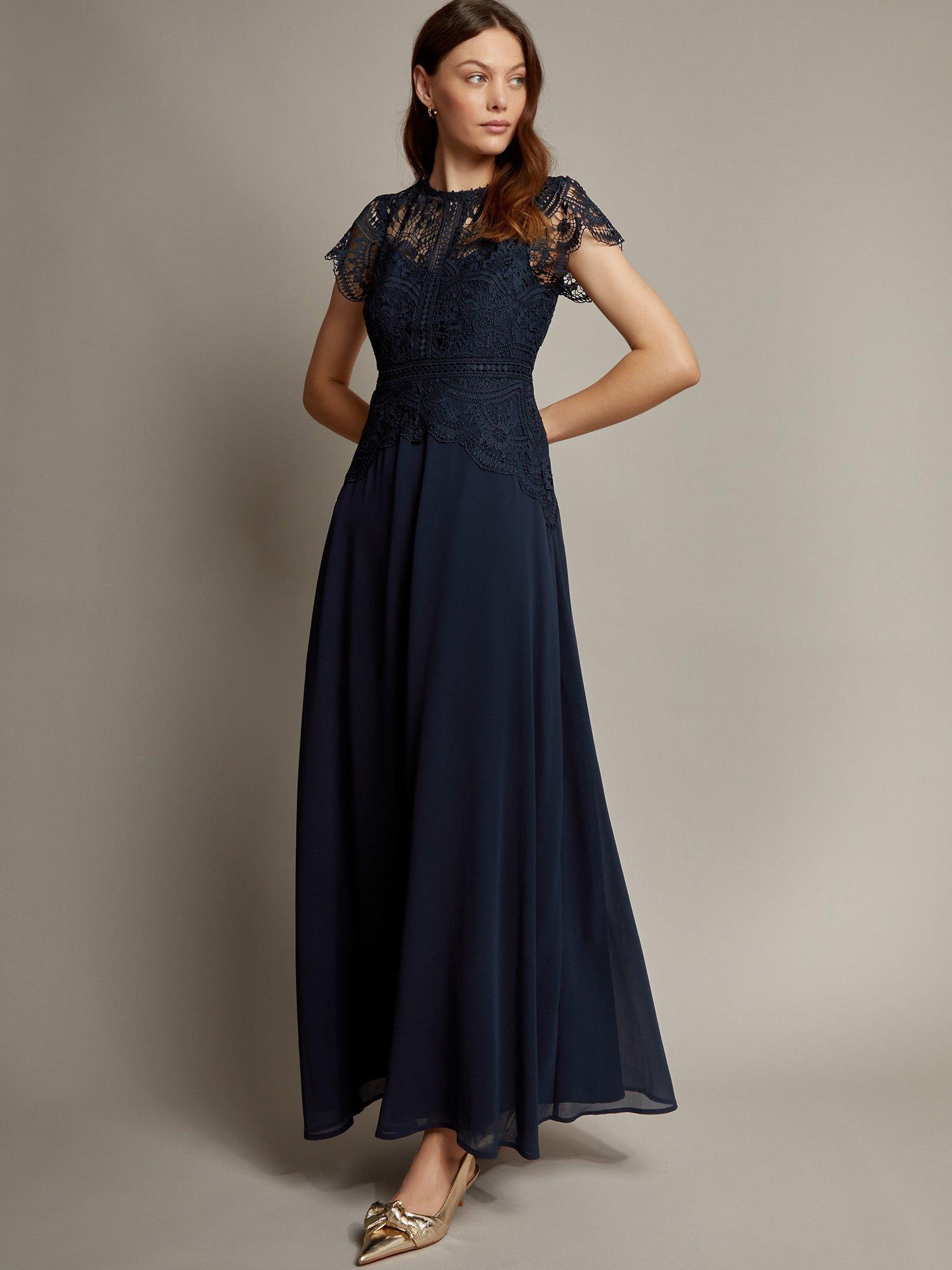 Monsoon Monica Lace Bodice Maxi Dress