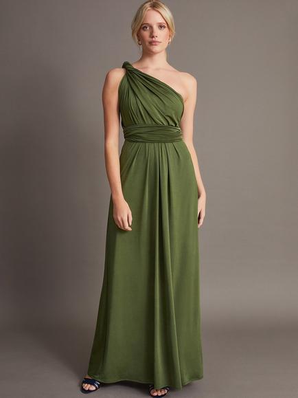 Monsoon Thea Multiway Dress, Olive, Olive