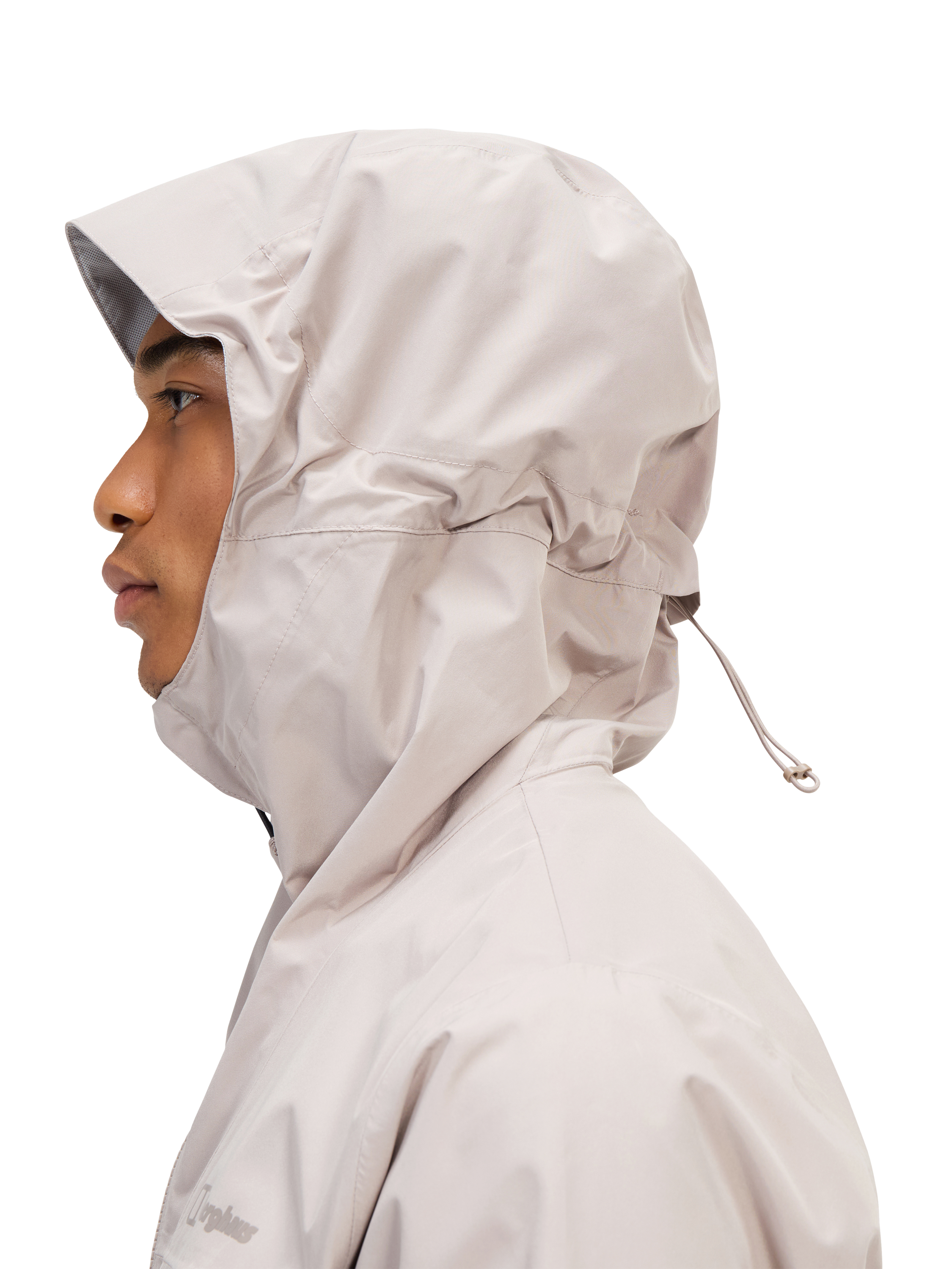 Product image 5 of 7, which shows Berghaus Deluge Pro 3.0 Waterproof Jacket, Taupe, S