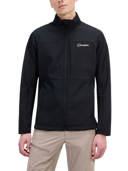 Berghaus Ghlas 3.0 Softshell Jacket, Jet Black, Jet Black
