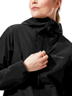 Berghaus Women's Deluge Pro 3.0 Waterproof Jacket, Jet Black - view 2, Jet Black