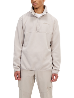 Berghaus Felltop Snap Fleece Sweatshirt, Taupe, Taupe