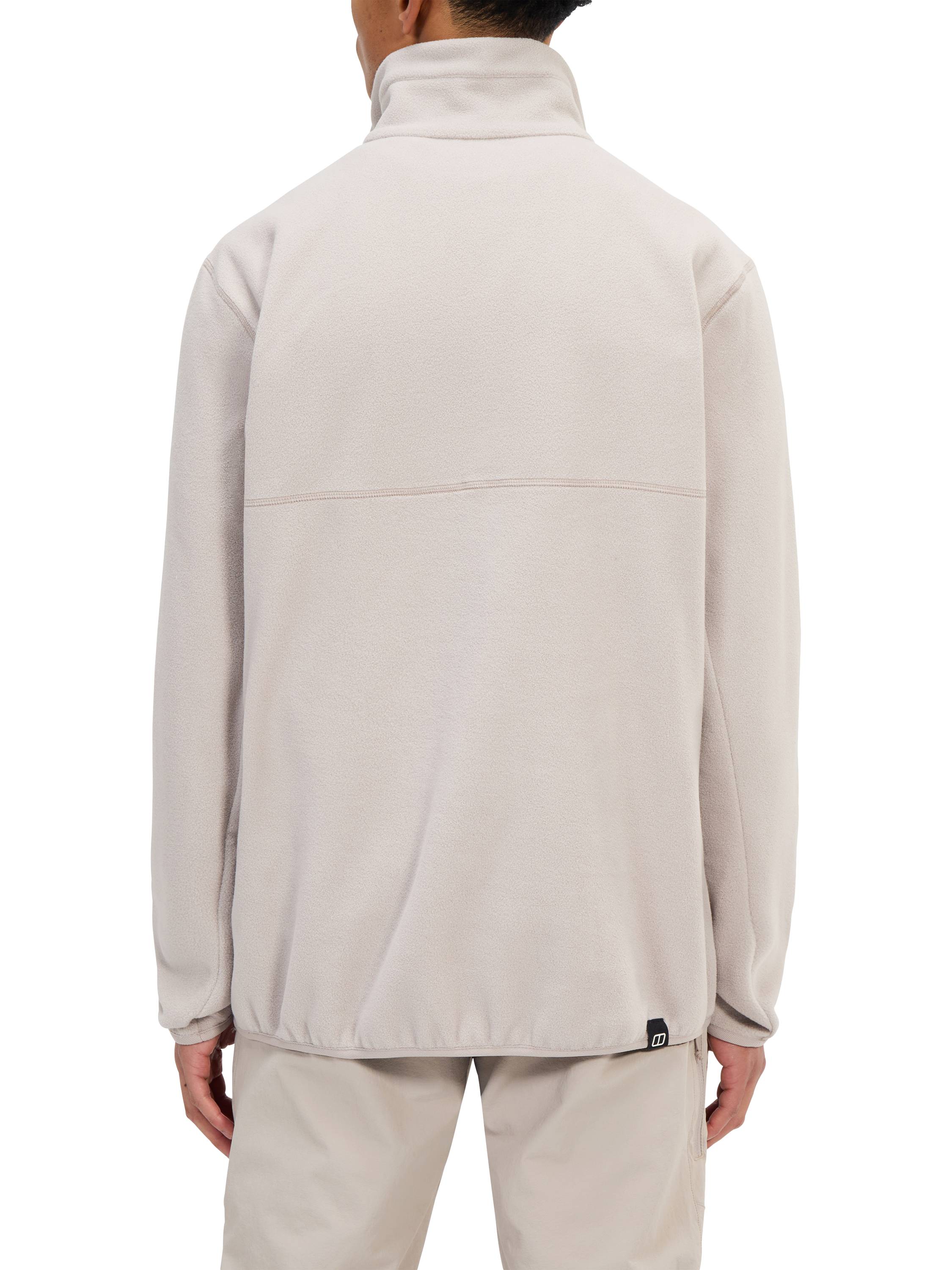 Product image 2 of 6, which shows Berghaus Felltop Snap Fleece Sweatshirt, Taupe, S