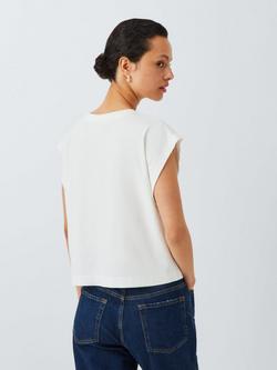 AND/OR Boxy Cotton T-Shirt - view 2, Ecru
