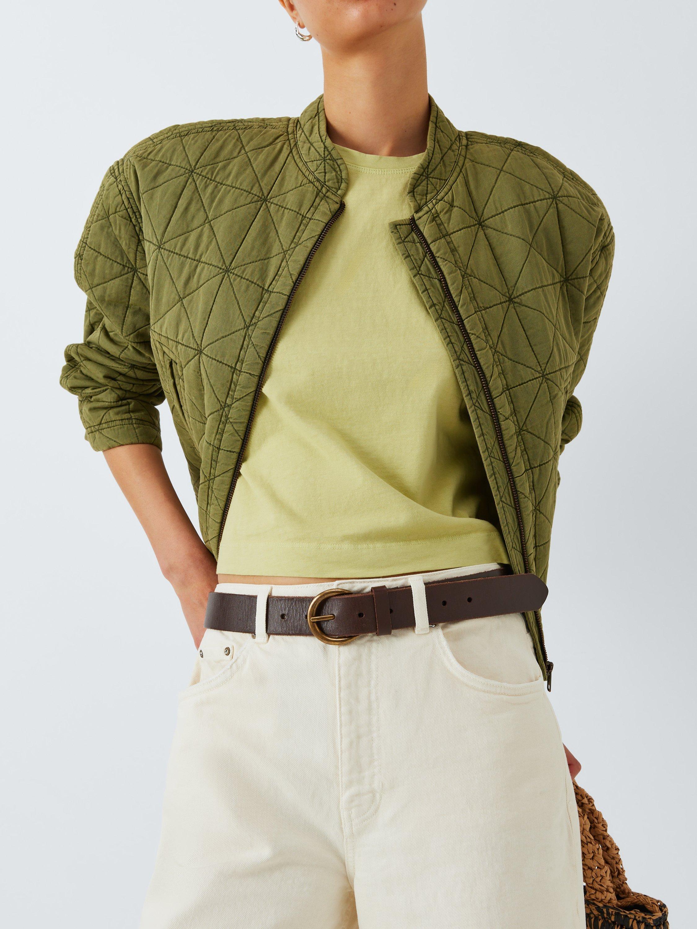 Product image 5 of 5, which shows AND/OR Boxy Cotton T-Shirt, Green, 16