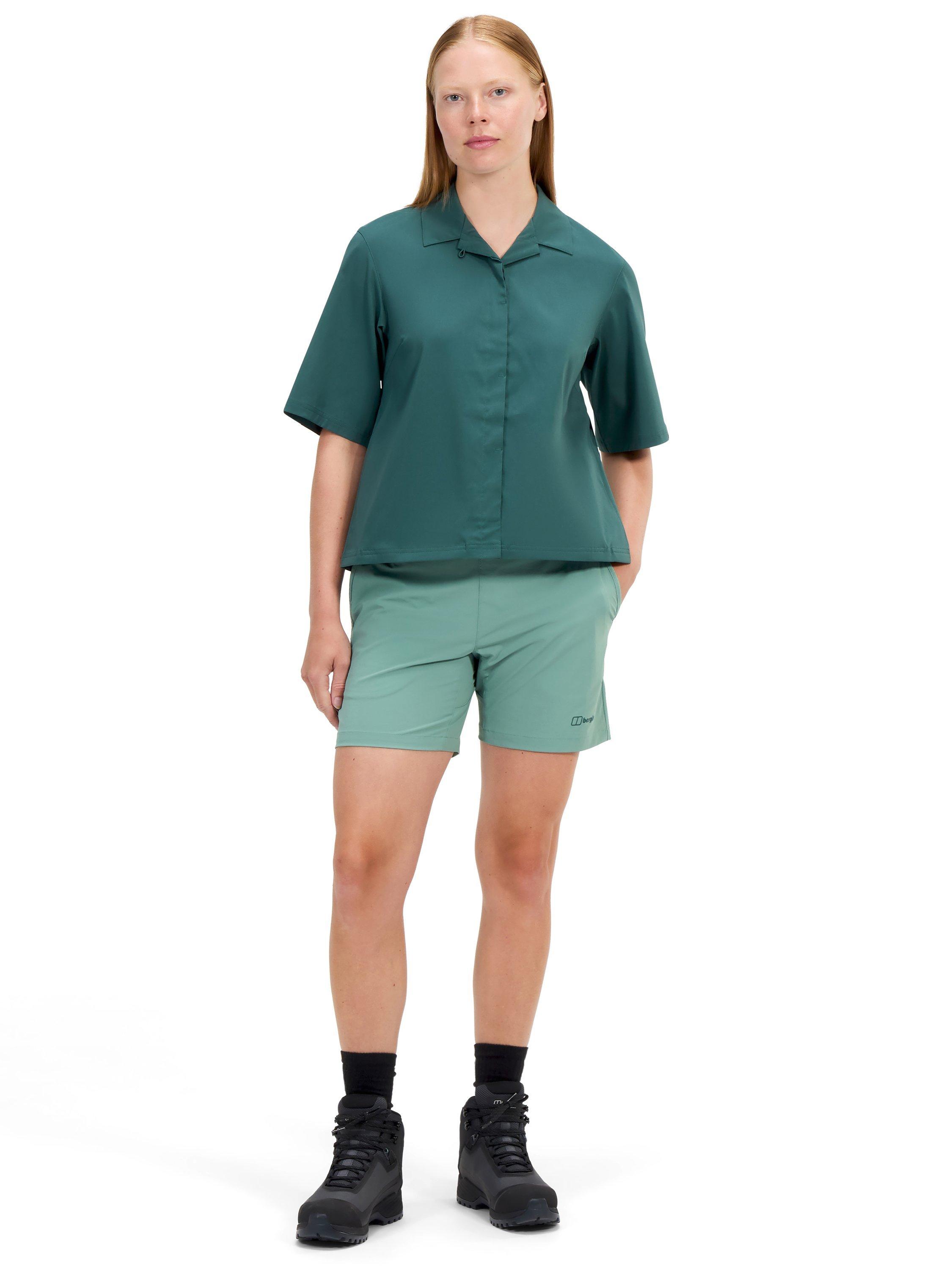 Product image 7 of 9, which shows Berghaus Explorer Short Sleeve Overshirt, Peak, 8