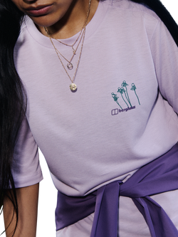 Berghaus Coneflower Short Sleeve T-Shirt, Cloud, Cloud