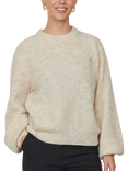 Sisters Point Lui Ribbed Jumper, Sand Melange