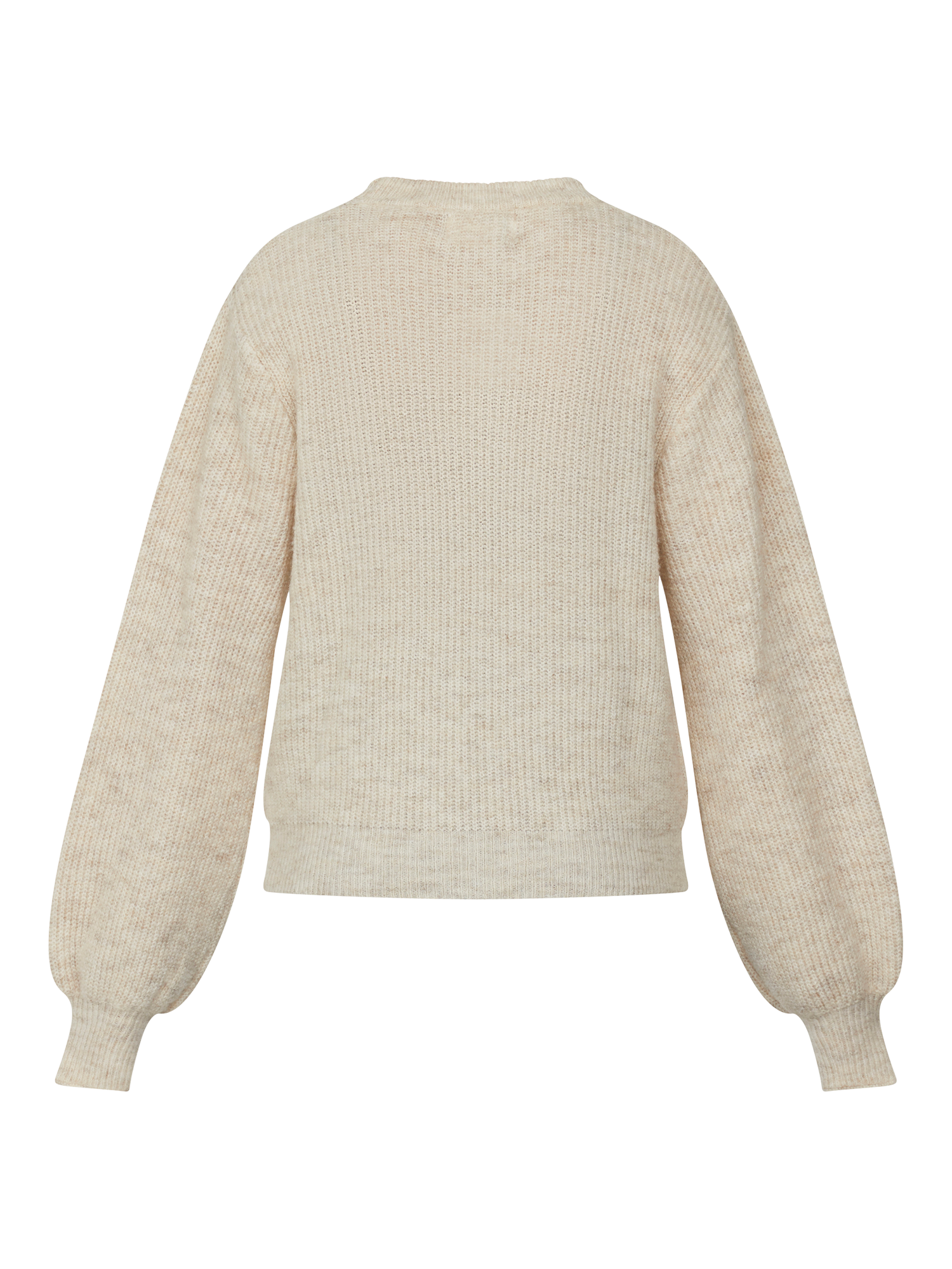 Product image 5 of 5, which shows Sisters Point Lui Ribbed Jumper, Sand Melange, XS