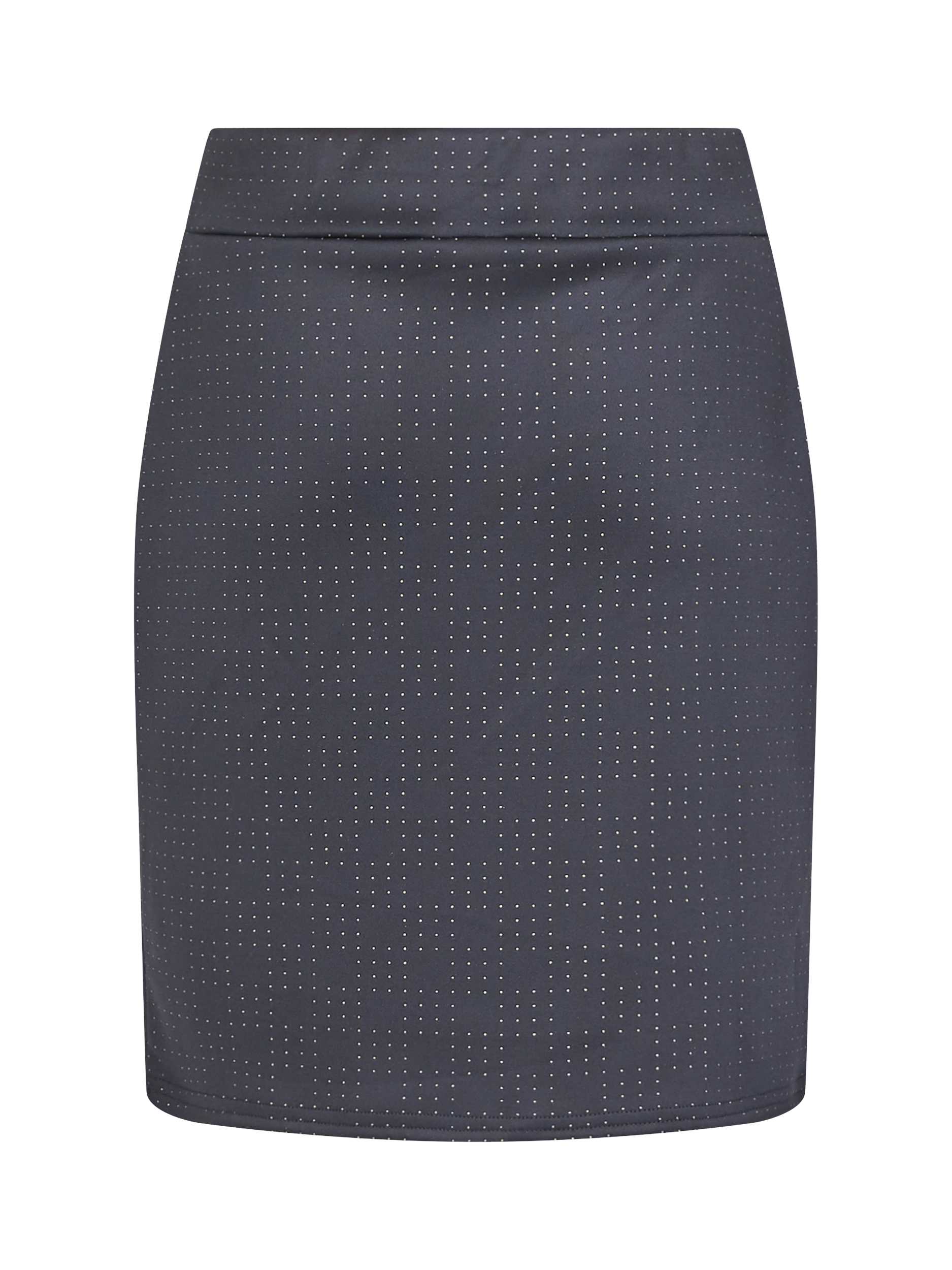 Sisters Point Embellished Pencil Skirt, Black/Gold