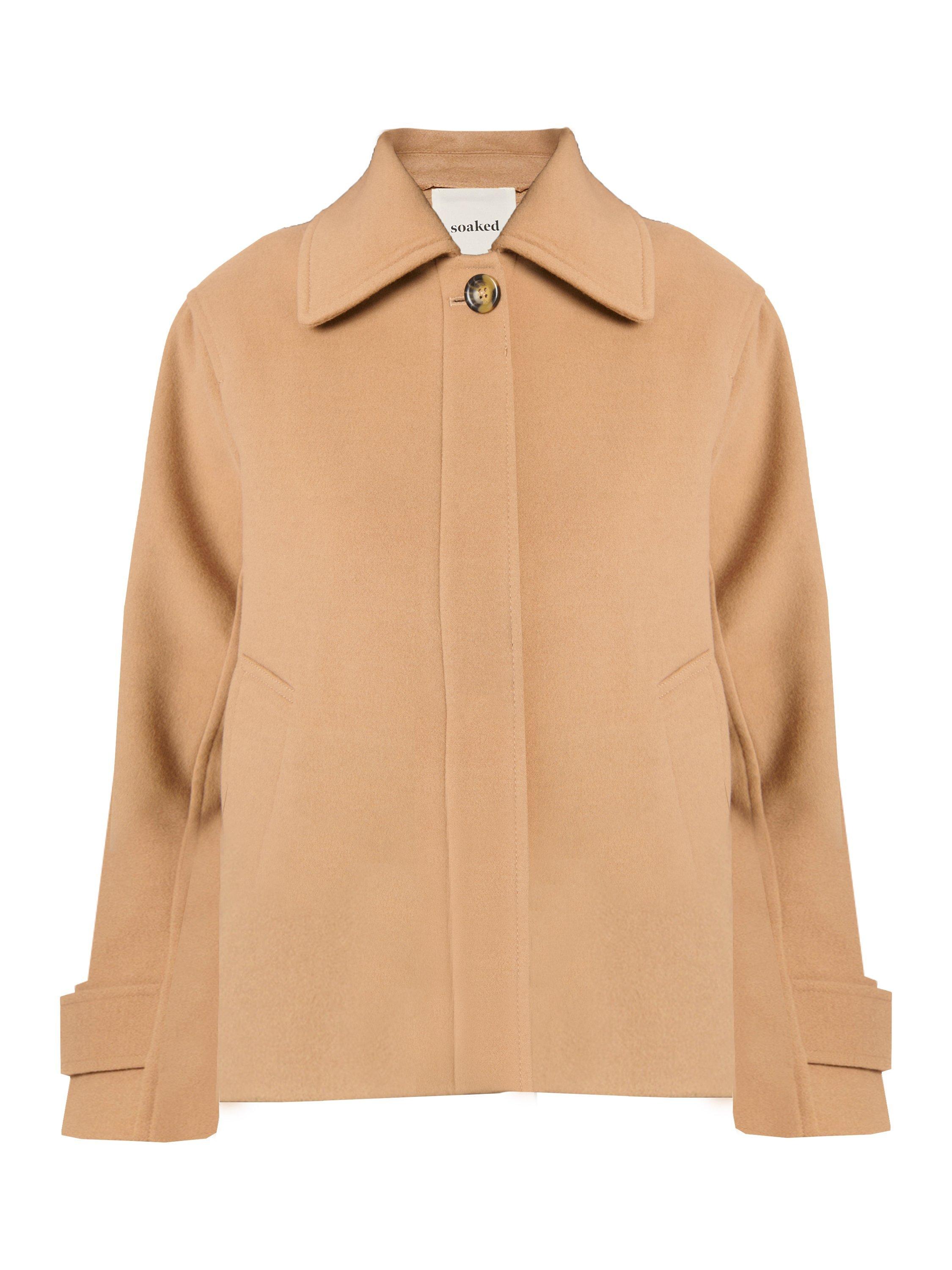 Product image 5 of 5, which shows Soaked In Luxury SLRubie Boxy Jacket, Burro, L