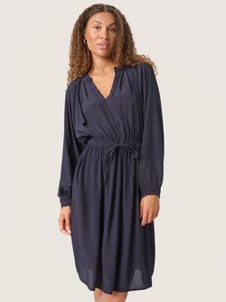 Soaked In Luxury Valize Drawstring Waist Dress, Night Sky, Night Sky