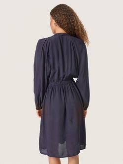 Soaked In Luxury Valize Drawstring Waist Dress, Night Sky - view 2, Night Sky