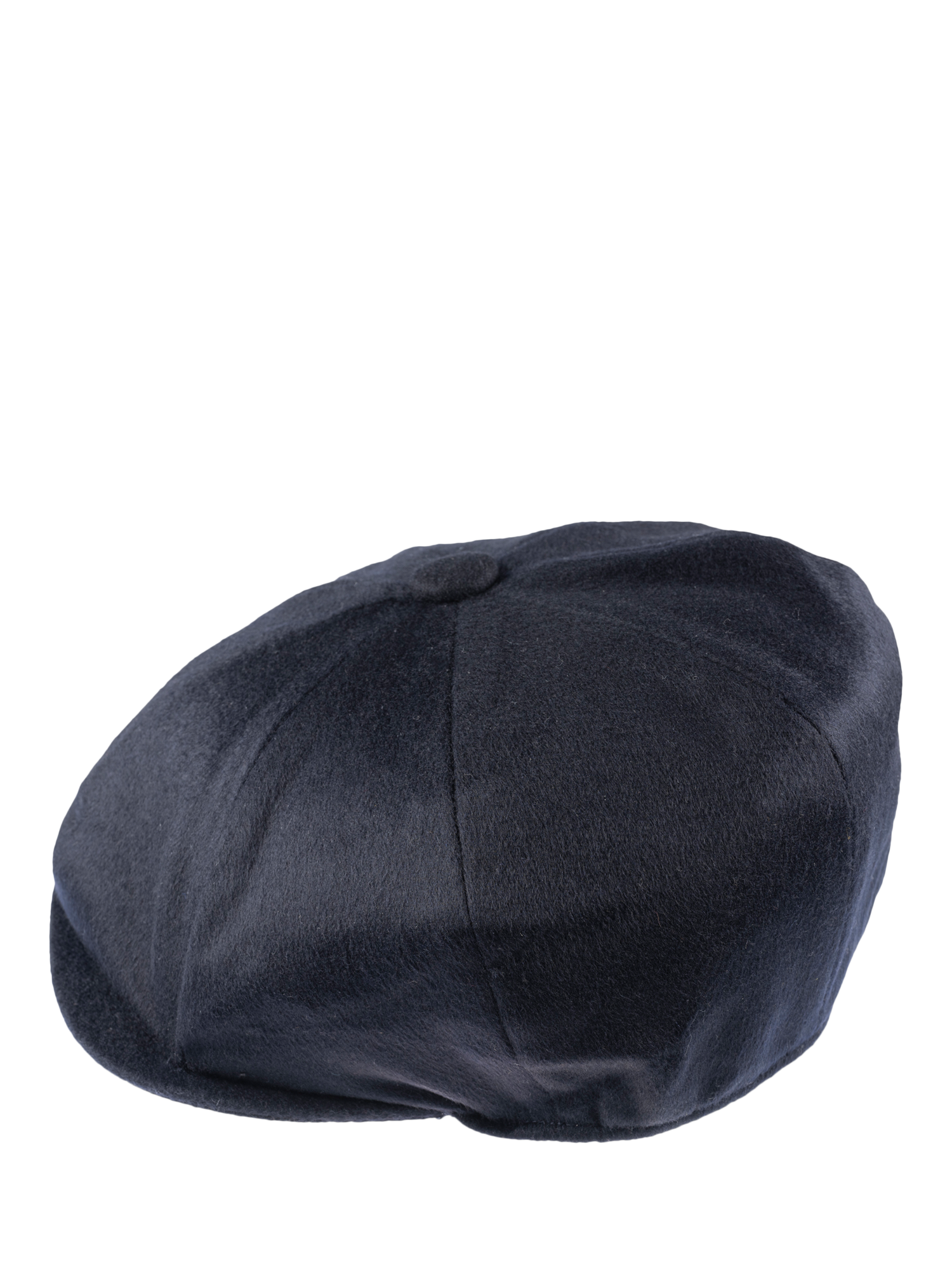 Product image 2 of 5, which shows Christys' Cashmere Blend 8-Piece Baker Boy Cap, Navy, S