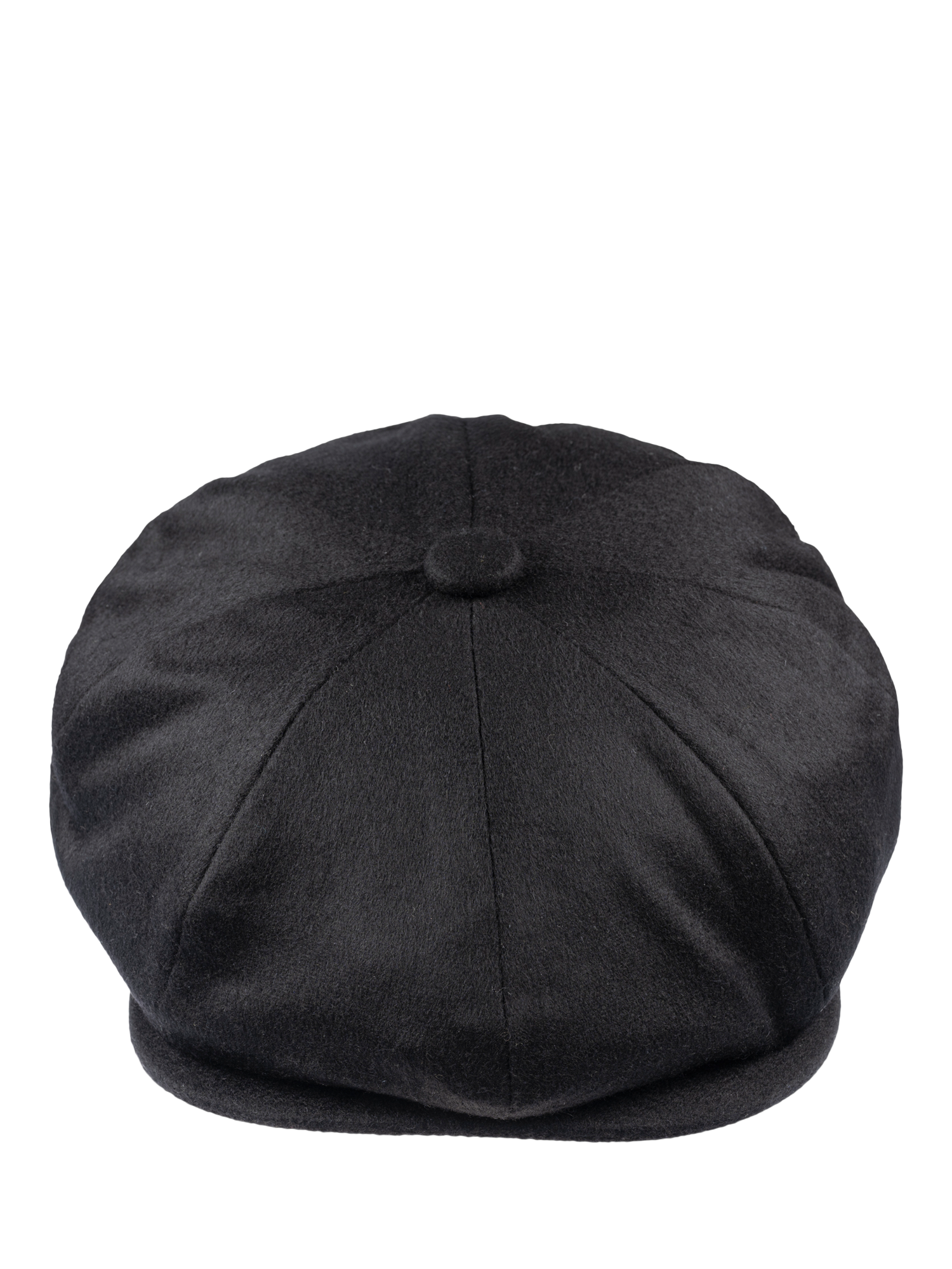 Product image 3 of 5, which shows Christys' Cashmere Blend 8-Piece Baker Boy Cap, Black, S