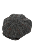 Christys' Harris Tweed 8-Piece Baker Boy Cap