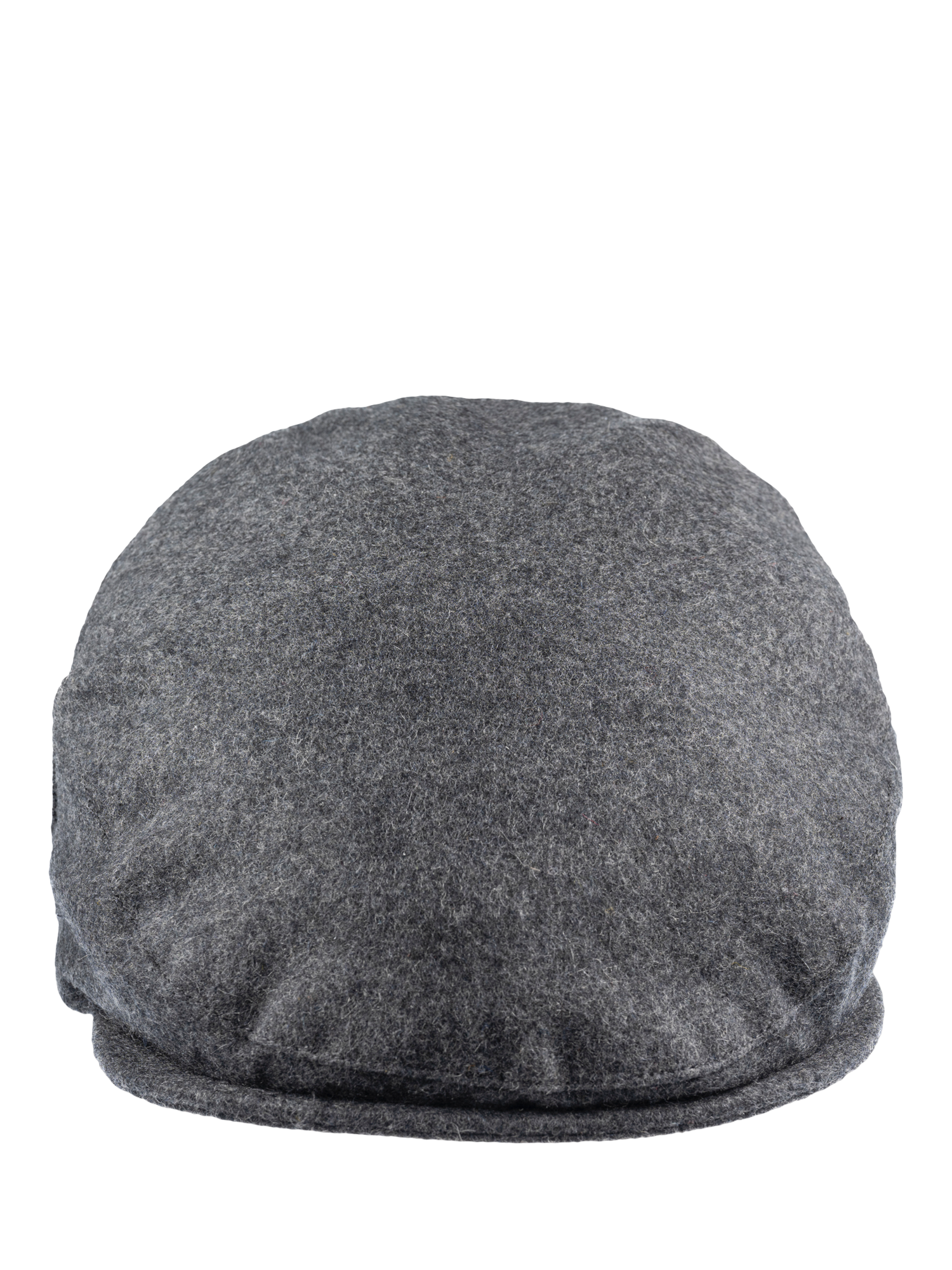 Product image 3 of 5, which shows Christys' Balmoral Melton Wool Flat Cap, Charcoal, S