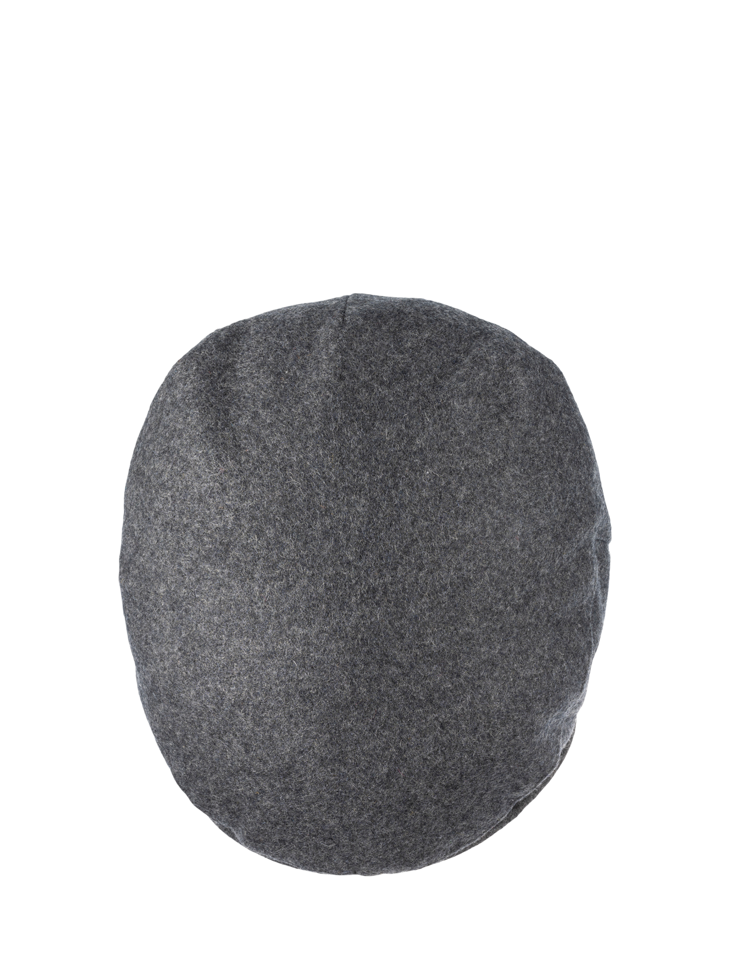 Product image 4 of 5, which shows Christys' Balmoral Melton Wool Flat Cap, Charcoal, S