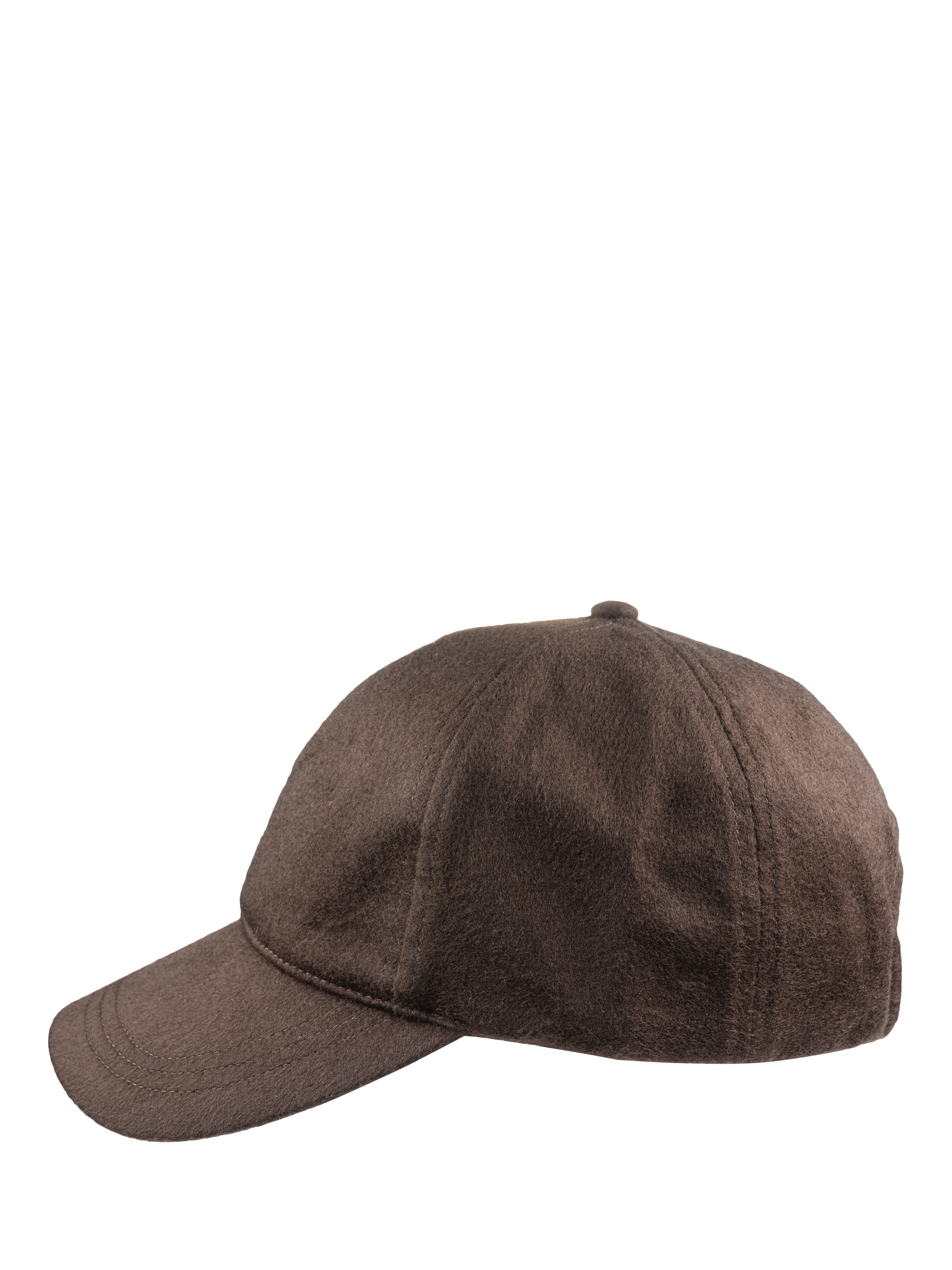 Product image 2 of 7, which shows Christys' Cashmere Blend Baseball Cap, Brown, One Size