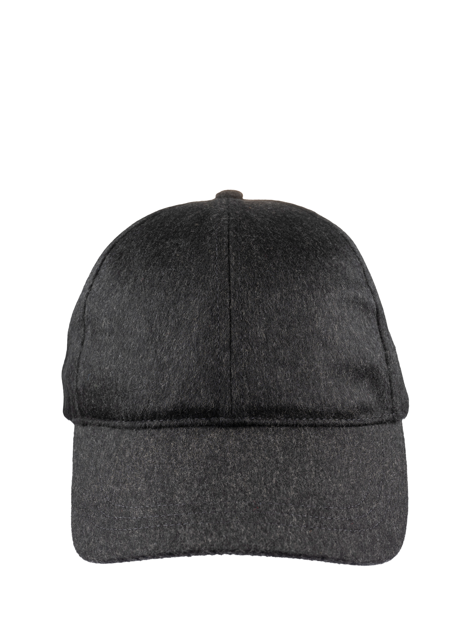 Product image 3 of 6, which shows Christys' Cashmere Blend Baseball Cap, Charcoal, One Size