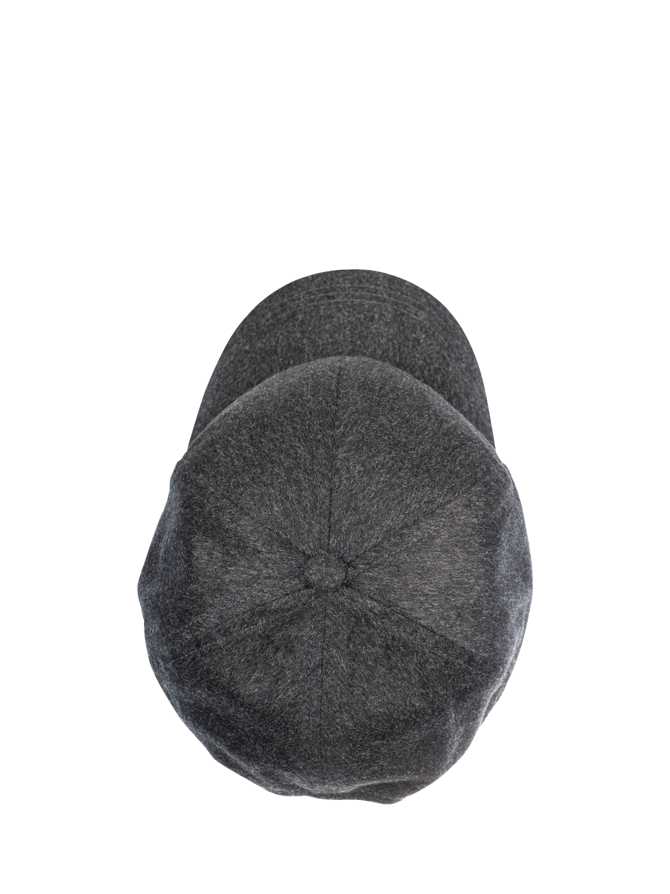Product image 4 of 6, which shows Christys' Cashmere Blend Baseball Cap, Charcoal, One Size
