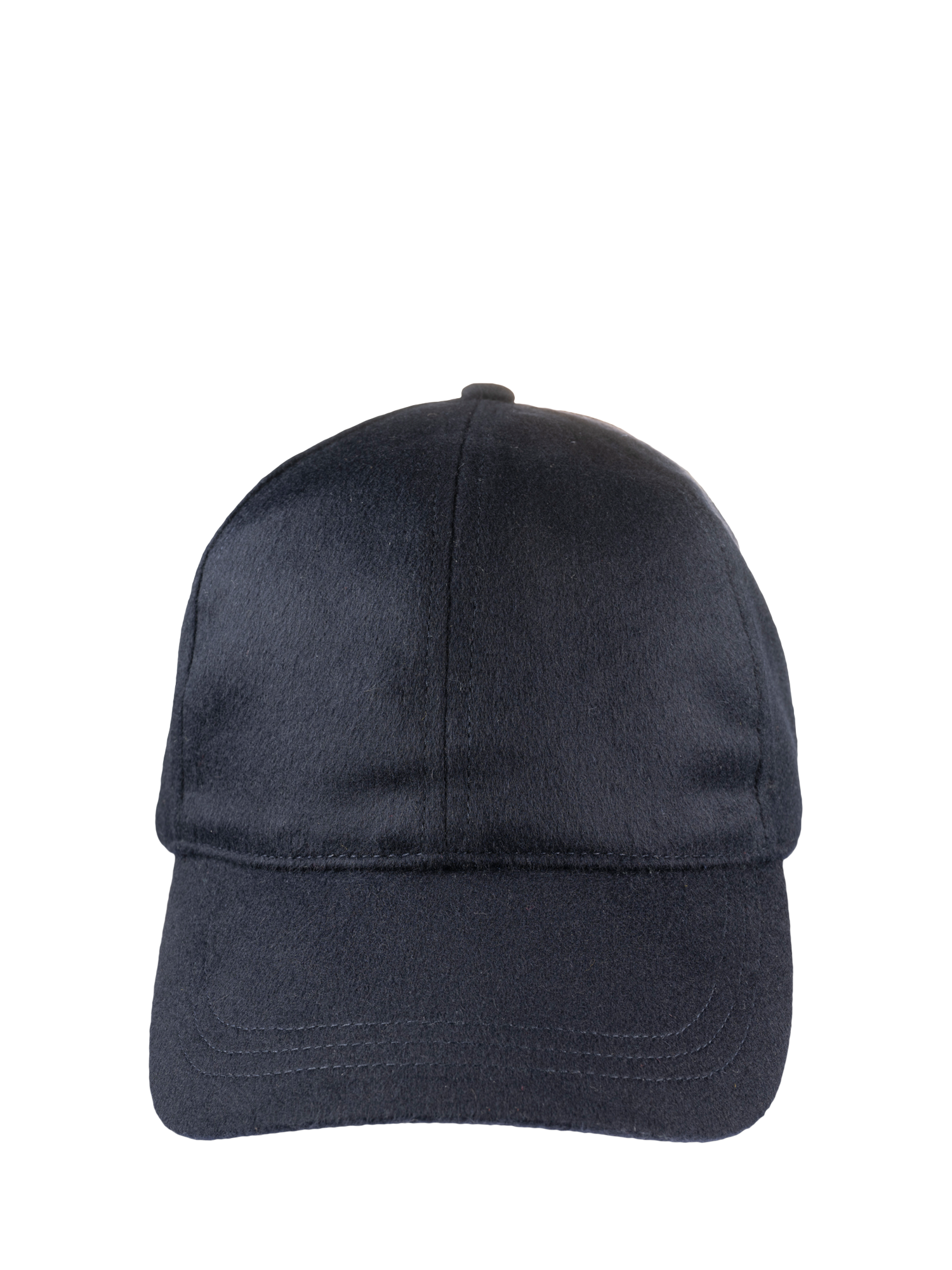 Product image 3 of 6, which shows Christys' Cashmere Blend Baseball Cap, Navy, One Size