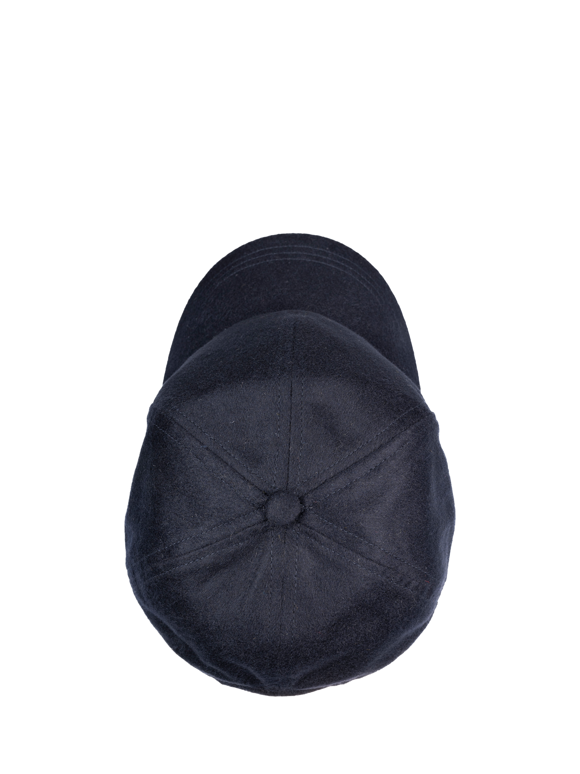 Product image 4 of 6, which shows Christys' Cashmere Blend Baseball Cap, Navy, One Size
