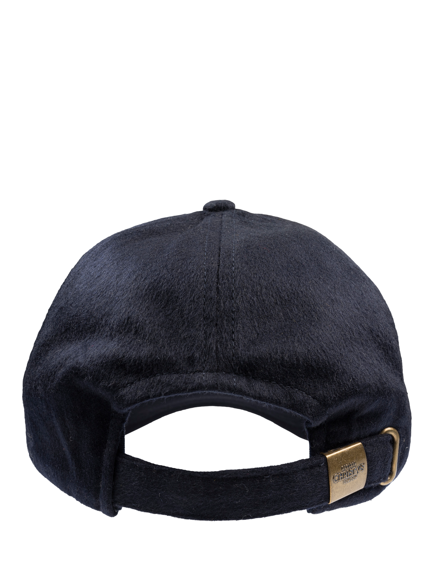 Product image 6 of 6, which shows Christys' Cashmere Blend Baseball Cap, Navy, One Size
