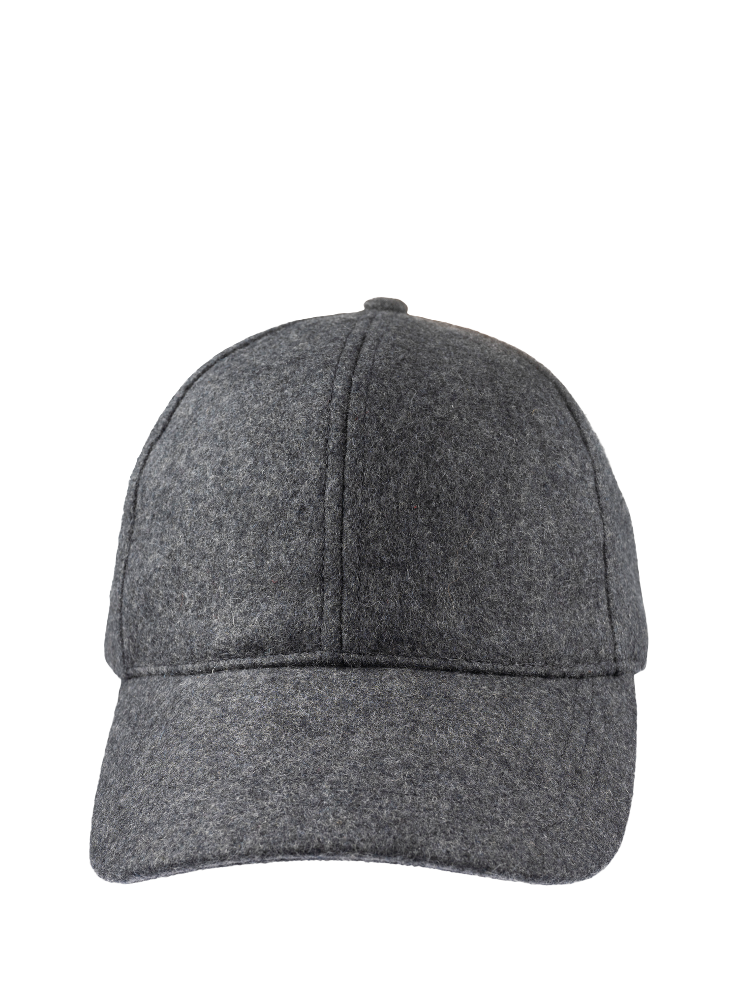 Product image 3 of 8, which shows Christys' Melton Wool Baseball Cap, Charcoal, One Size