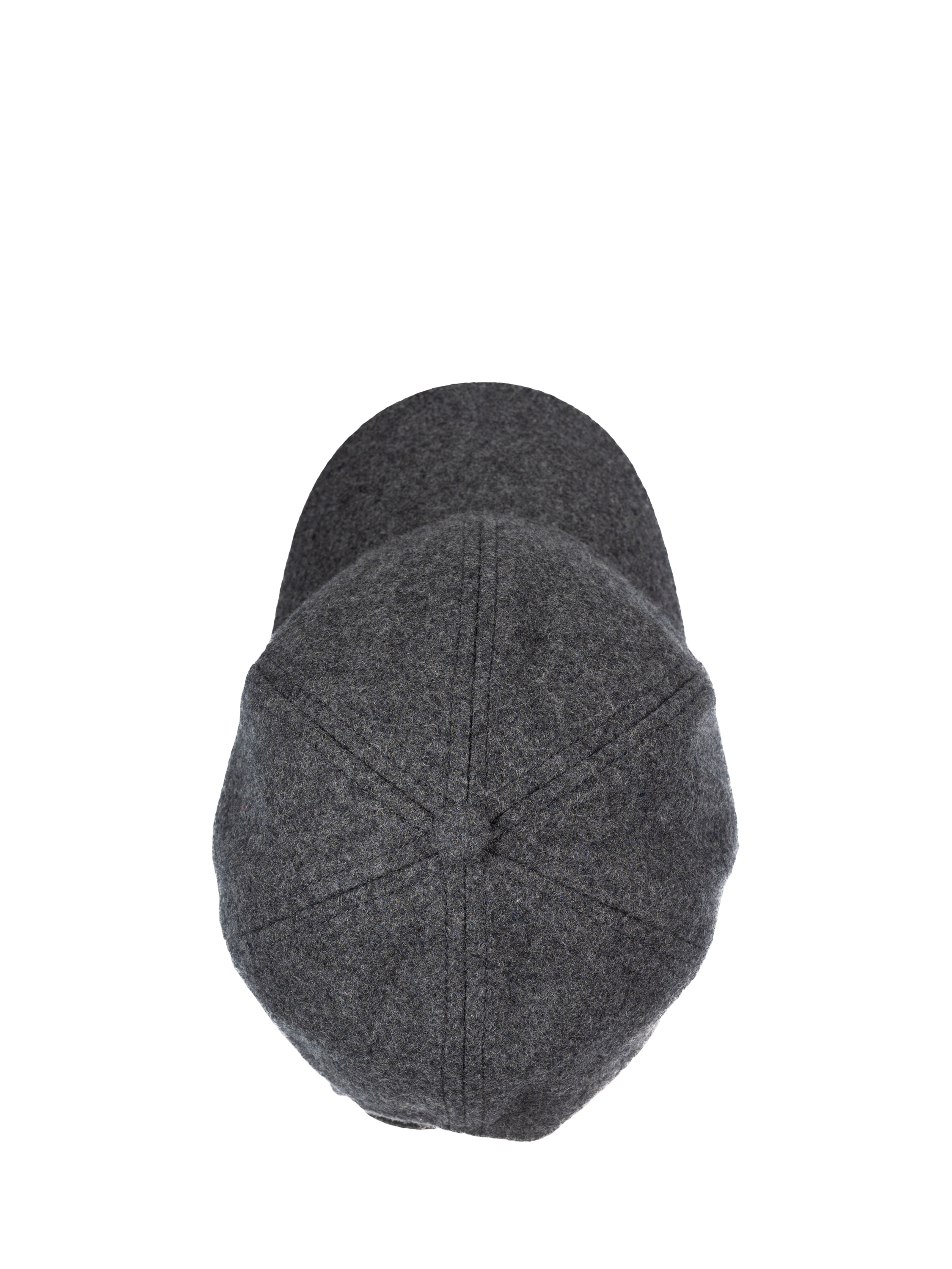 Product image 4 of 8, which shows Christys' Melton Wool Baseball Cap, Charcoal, One Size