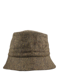 Christys' Herringbone Tweed Bucket Hat