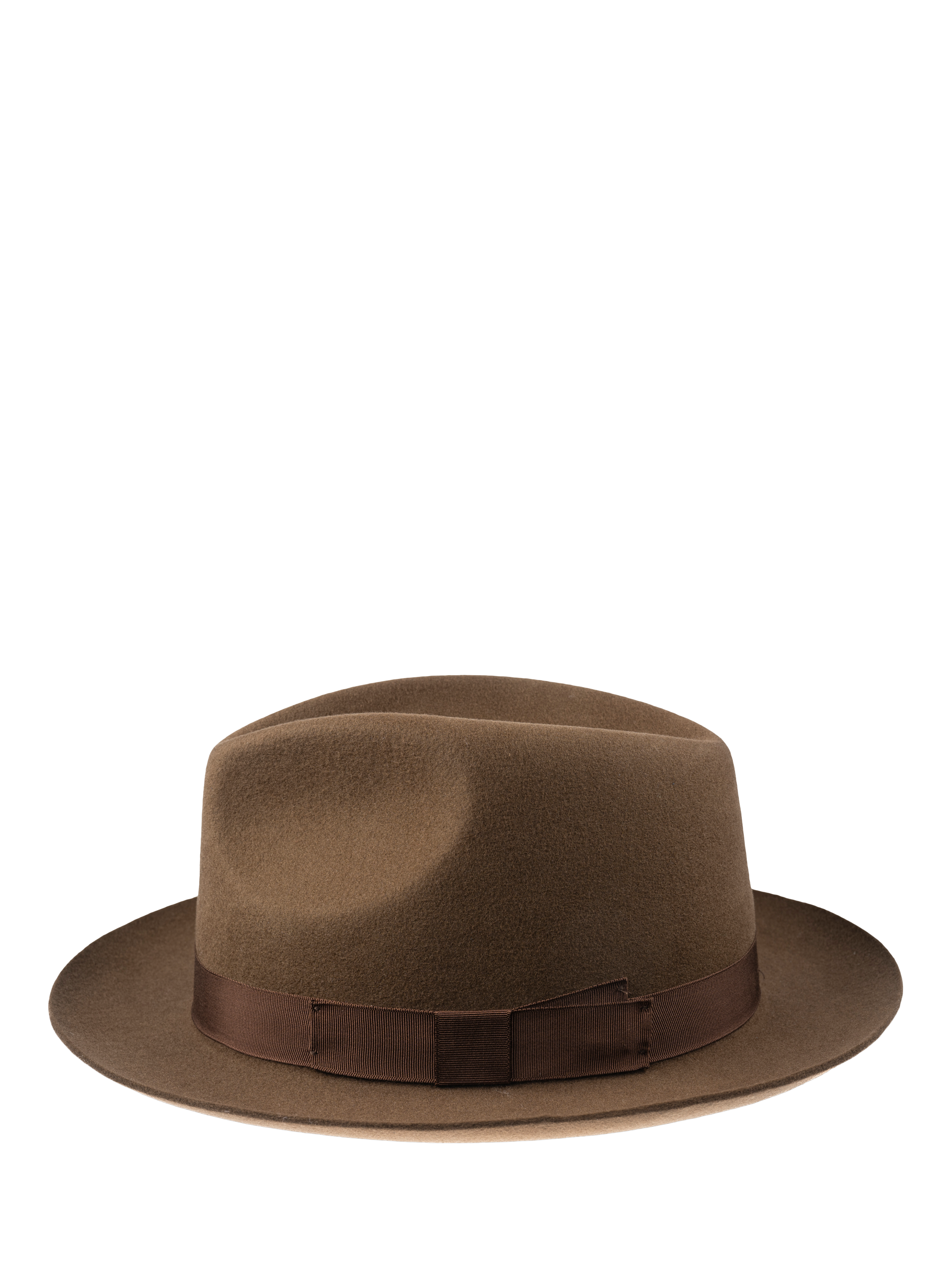 Product image 2 of 6, which shows Christys' Chepstow Wool Trilby Hat, Brown, S