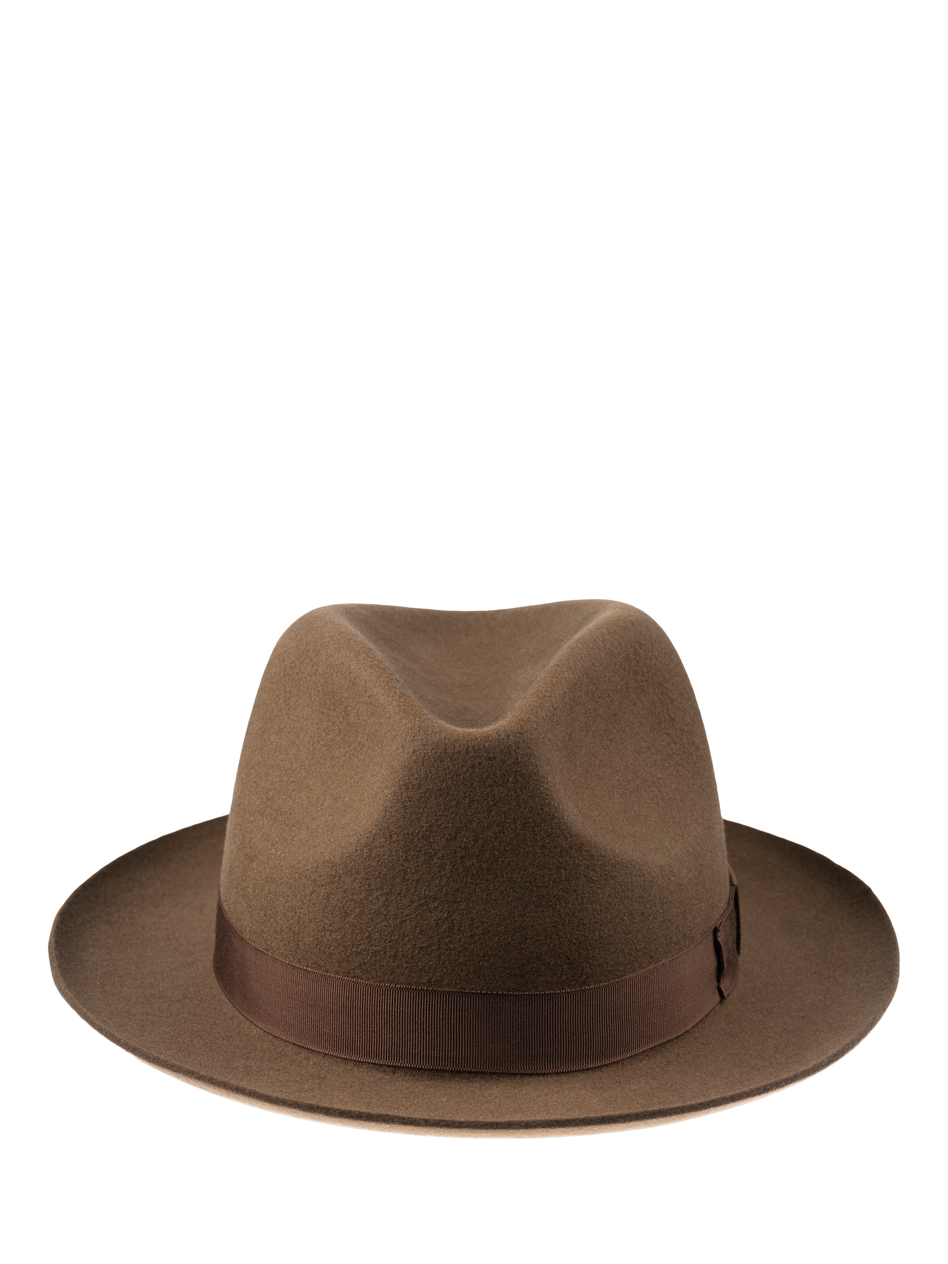 Product image 3 of 6, which shows Christys' Chepstow Wool Trilby Hat, Brown, S