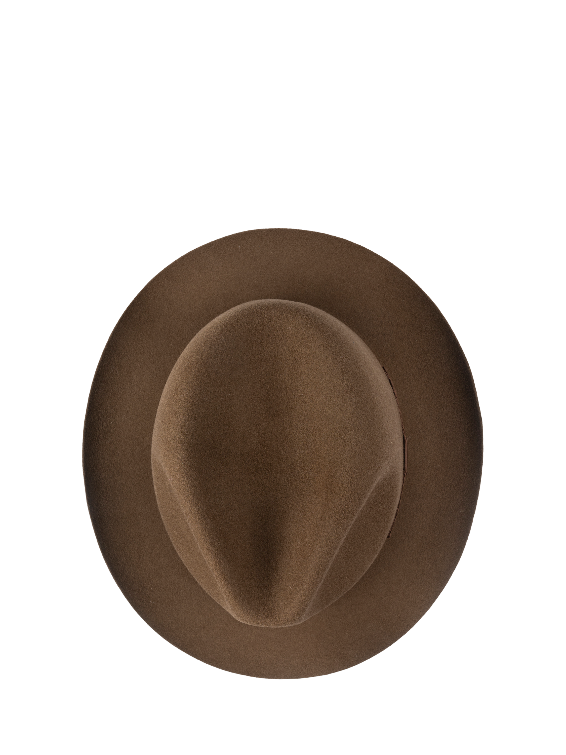 Product image 4 of 6, which shows Christys' Chepstow Wool Trilby Hat, Brown, S