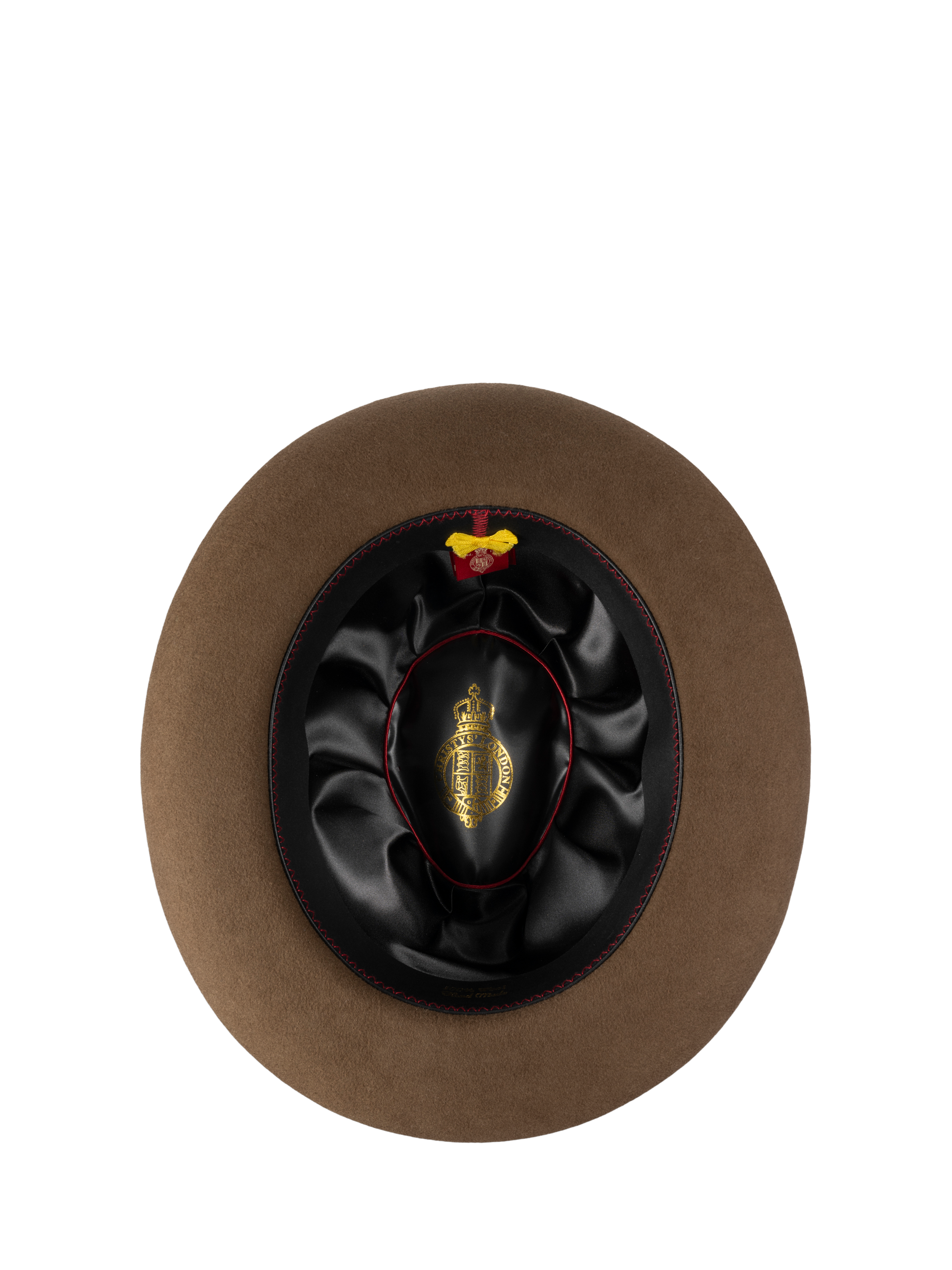 Product image 5 of 6, which shows Christys' Chepstow Wool Trilby Hat, Brown, S