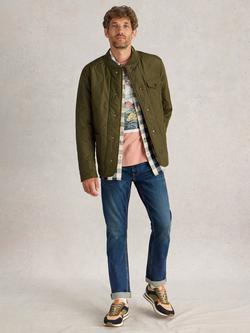 White Stuff Tenby Quilted Jacket, Khaki, Khaki