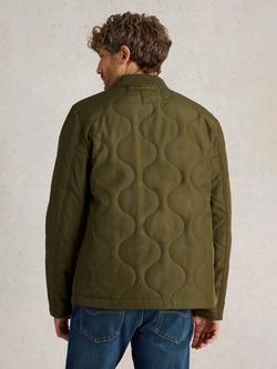 White Stuff Tenby Quilted Jacket, Khaki - view 2, Khaki
