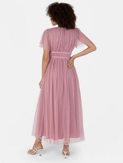 Anaya With Love Ribbon Detail Midaxi Dress - view 2, Bridal Rose