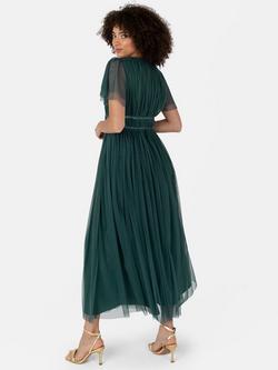 Anaya With Love Ribbon Detail Midaxi Dress - view 2, Emerald Green