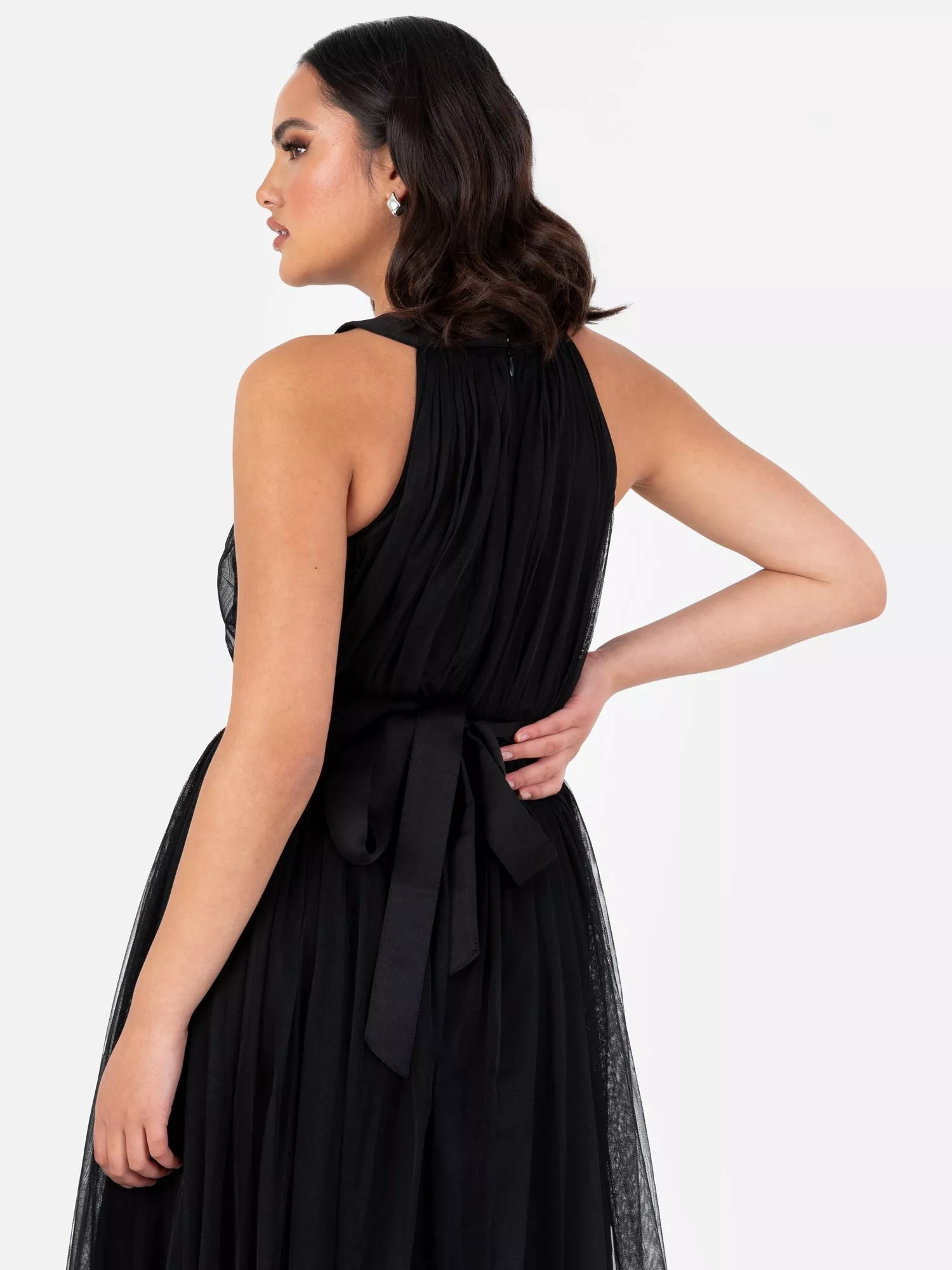 Vestito Lungo Da Sera Anaya With Love – Scollo Halter, Gonna In Tulle Riciclato, Taglie Regolari E Plus, Per Matrimoni E Eventi