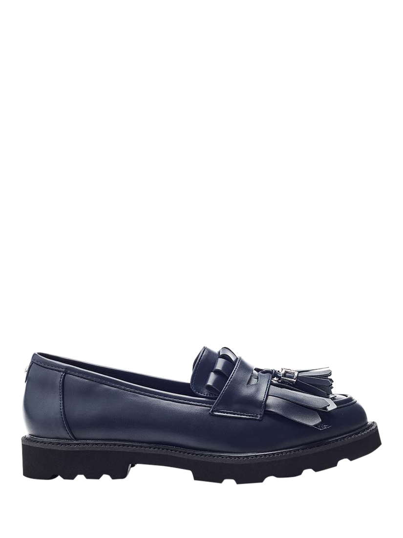 Moda in Pelle Fleeche Leather Chunky Loafers