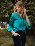 NRBY Ophelia Silk Satin Blouse