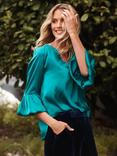 NRBY Ophelia Silk Satin Blouse