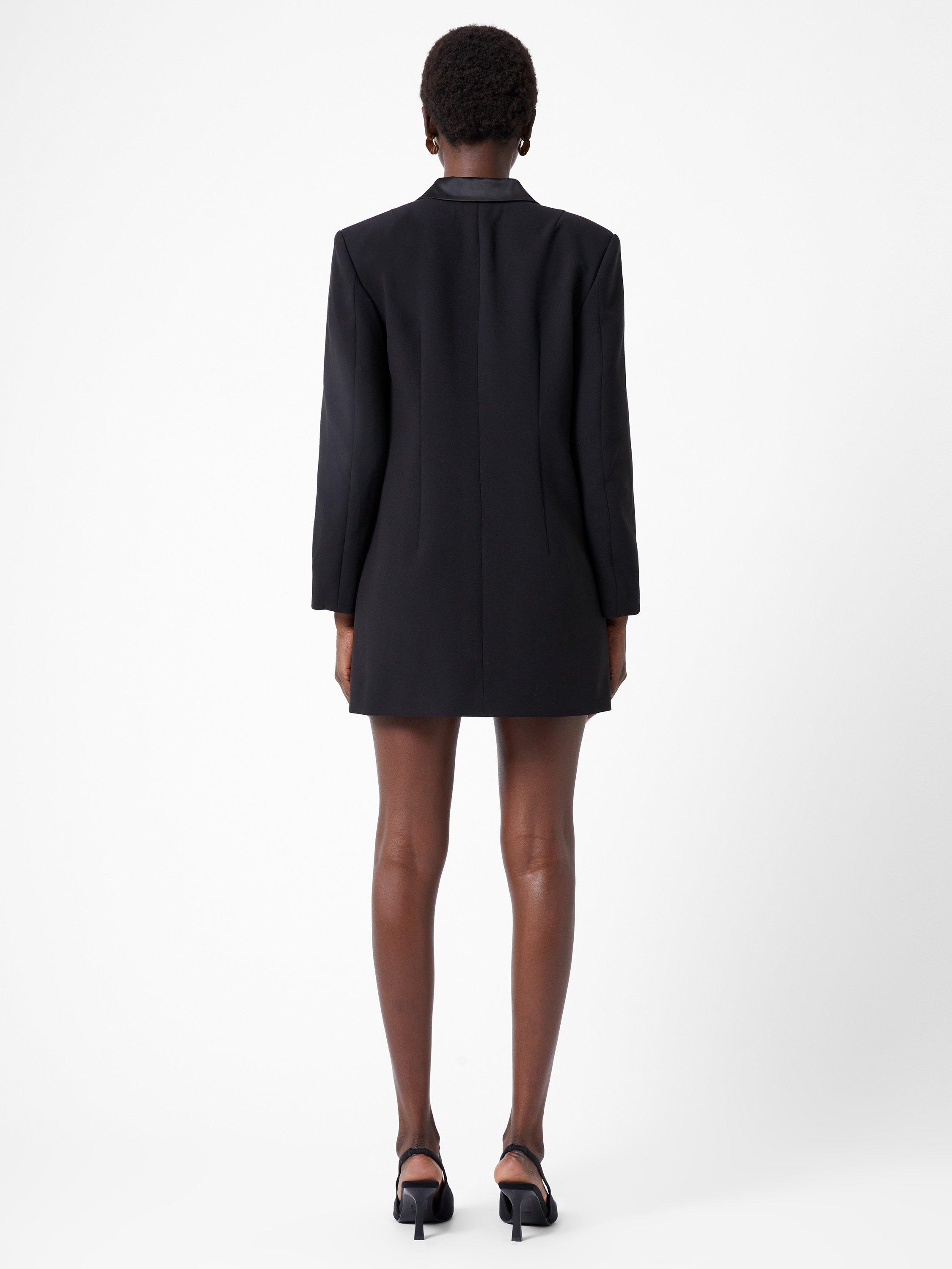 Product image 3 of 4, which shows French Connection Azra Blazer Mini Dress, Black, 8