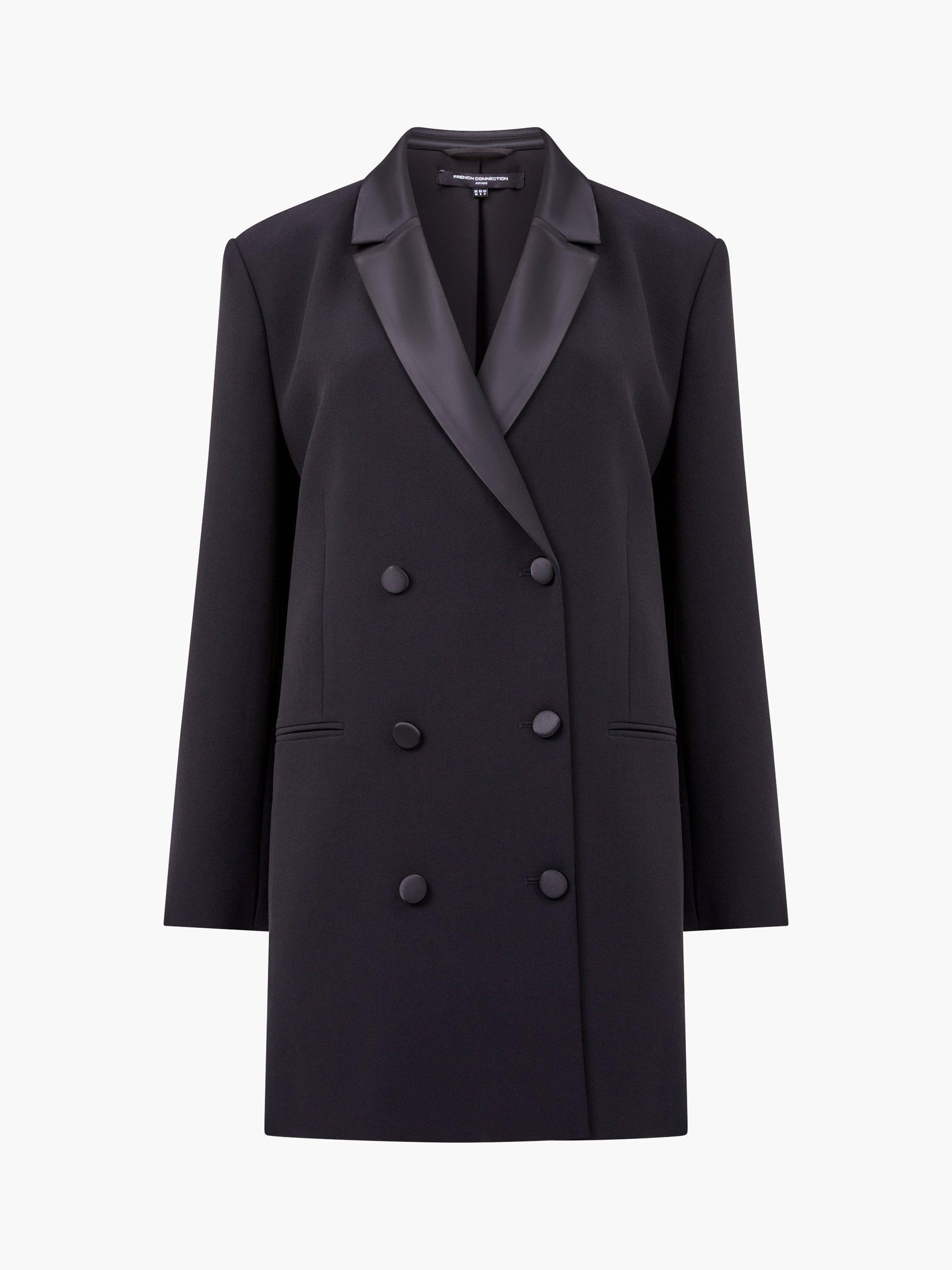 Product image 4 of 4, which shows French Connection Azra Blazer Mini Dress, Black, 8