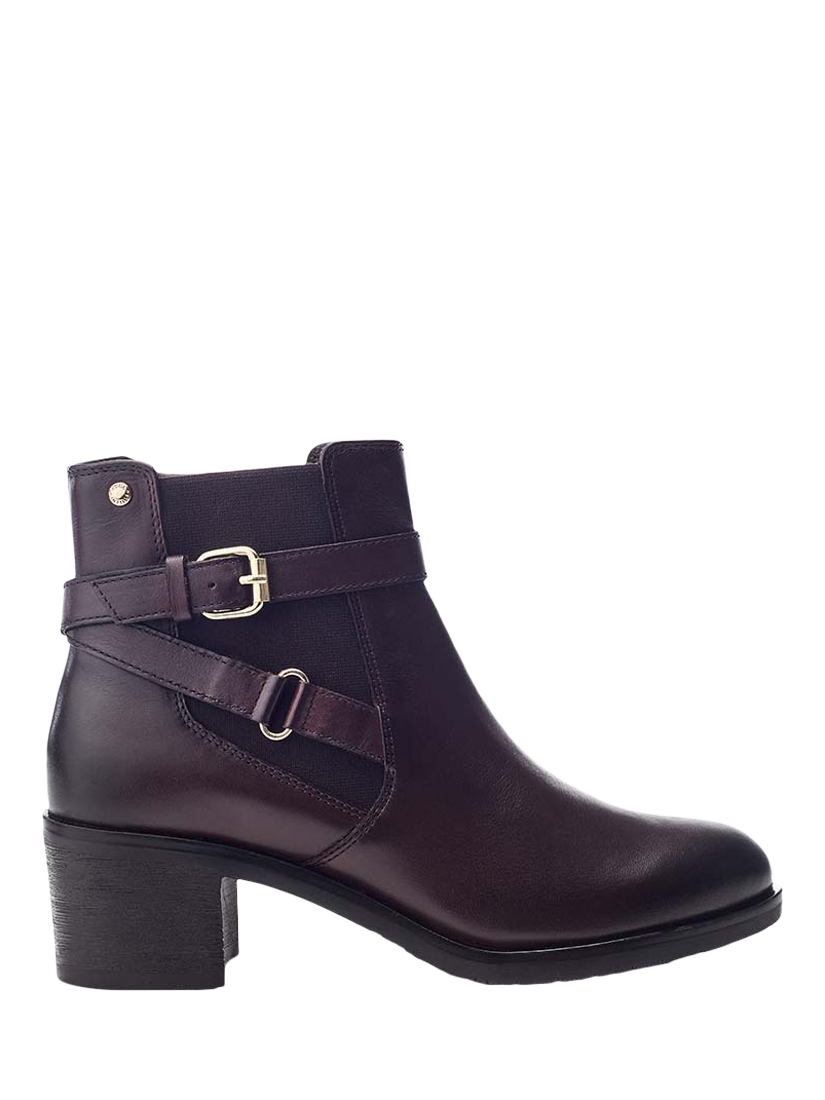 Moda in Pelle Libres Block Heel Chelsea Boots, Dark Brown