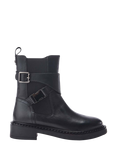 Moda in Pelle Piorro Leather Ankle Boots, Black