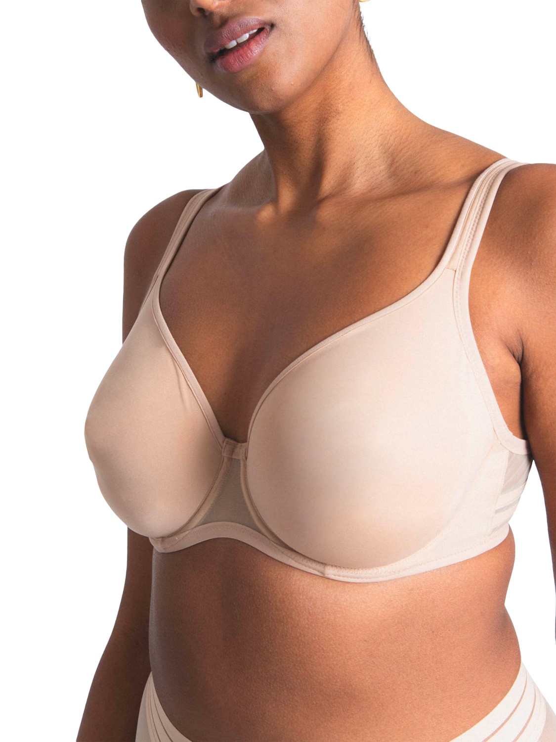 Product image 4 of 4, which shows Maison Lejaby Nufit Full Cup Bra, Beige, 32E
