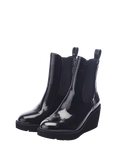 Moda in Pelle Allby Patent Chelsea Boots, Black