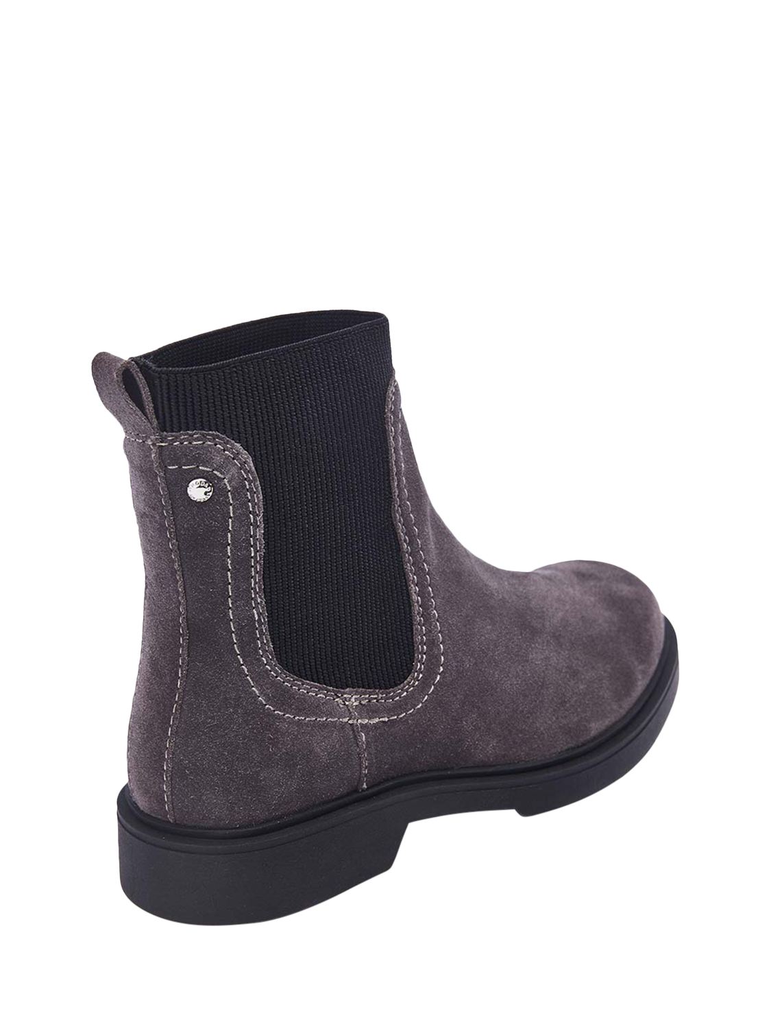 Product image 4 of 4, which shows Moda in Pelle Olexi Suede Chelsea Boots, Dark Grey, 3